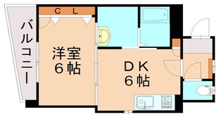 メルベーユ博多の物件間取画像